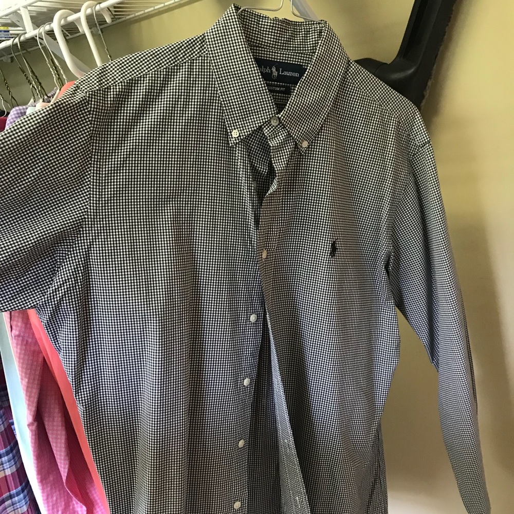 Black and White Polo Ralph Lauren Button Down